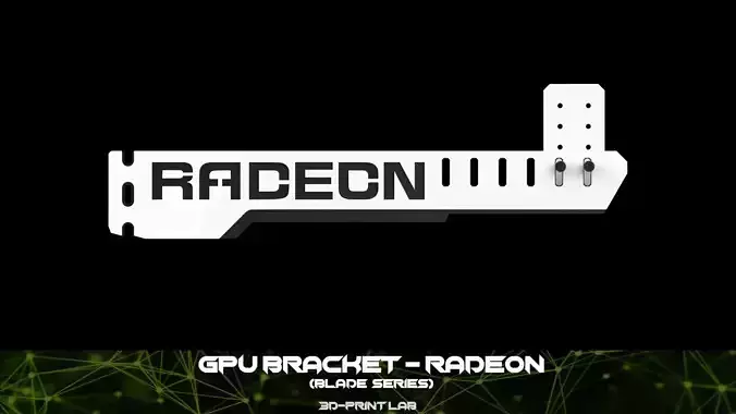 GPU Bracket - Blade Series - Radeon 3D print model