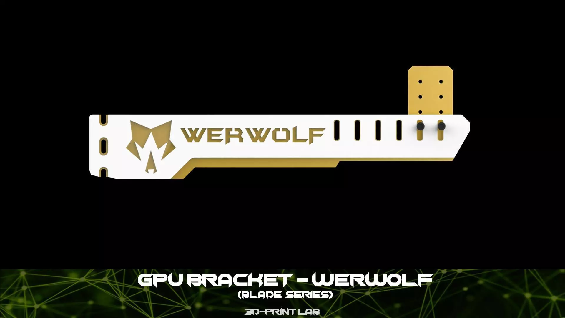 GPU Bracket - Blade Series - Werwolf 3D print model