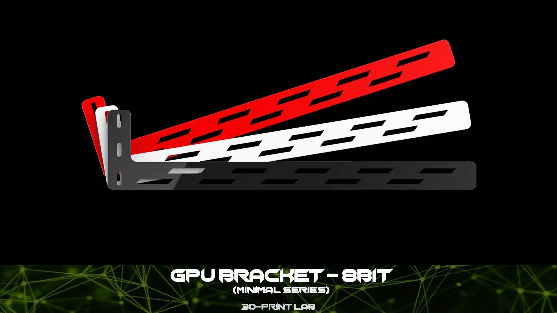 GPU Bracket - Simplex Series - 8BIT 3D print model