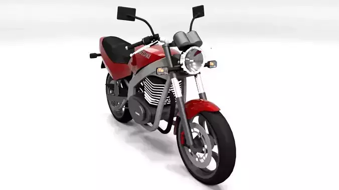 SUZUKI GS500E 1990 3D model