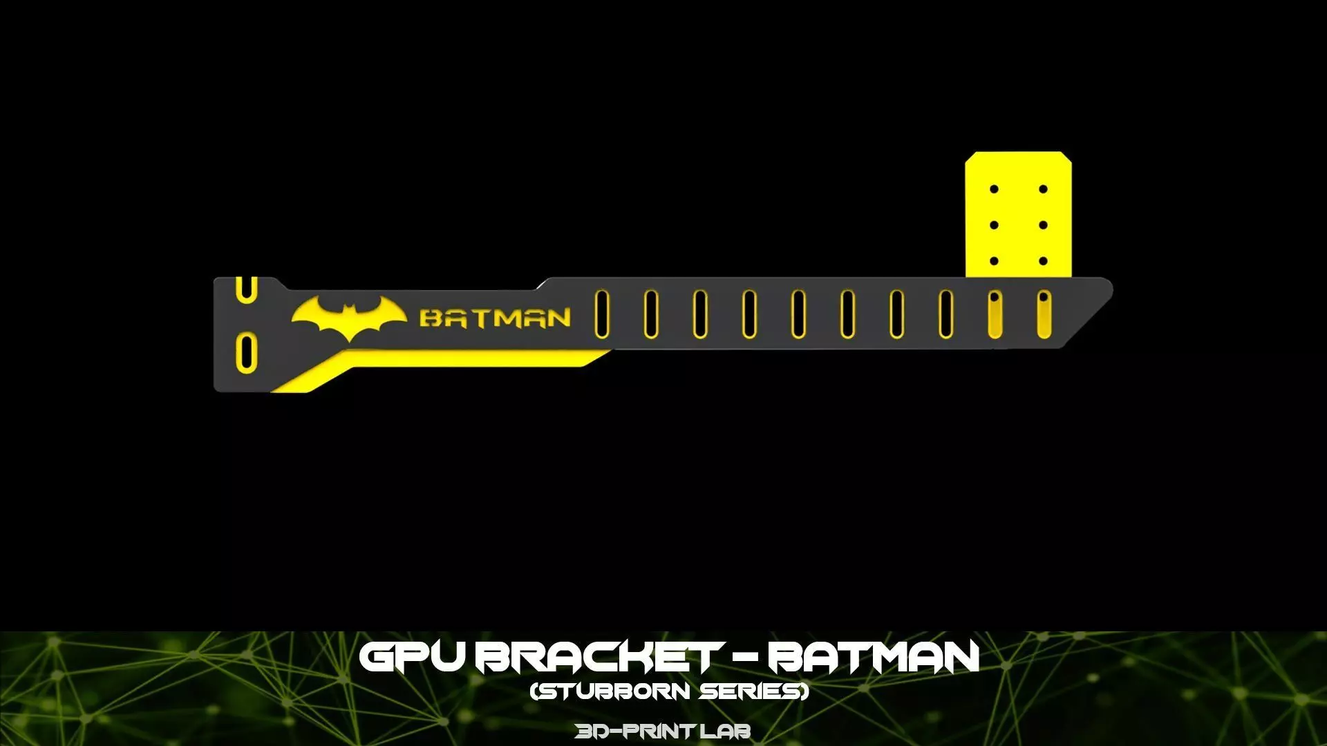 GPU Bracket - Stubborn Series - Batman 3D print model