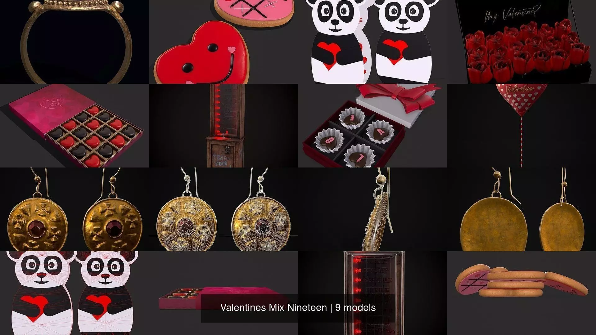 Valentines Mix Nineteen 3D Model Collection_10