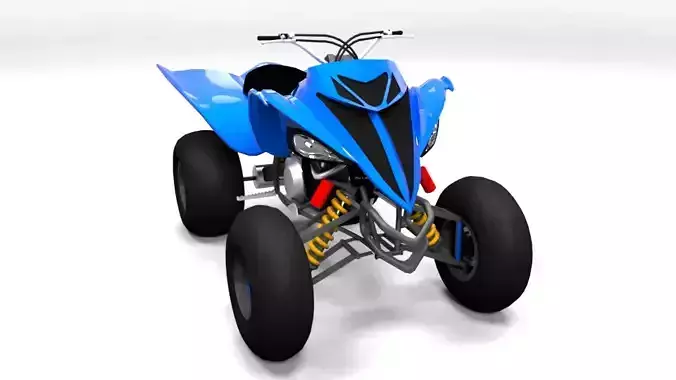 YAMAHA QUAD YFM700R 3D model