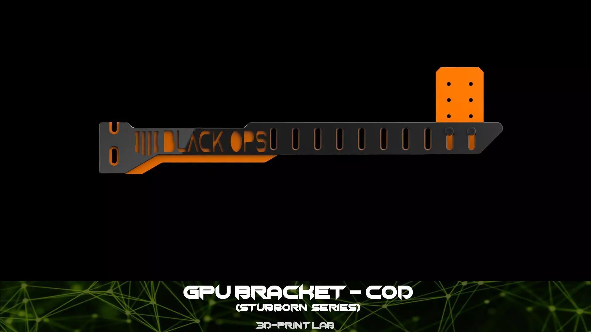 GPU Bracket - Stubborn Series - COD 3D print model