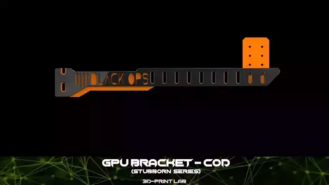 GPU Bracket - Stubborn Series - COD 3D print model