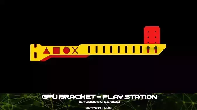 GPU Bracket - Stubborn Series - Playstation 3D print model