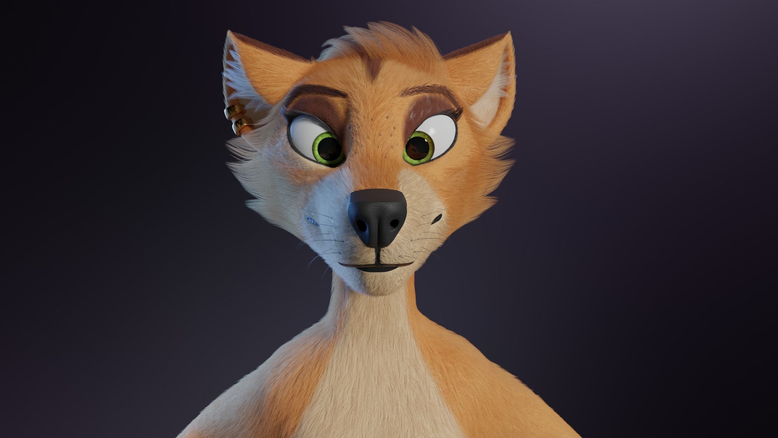 Rachel Anthro Dingo 3D model_4