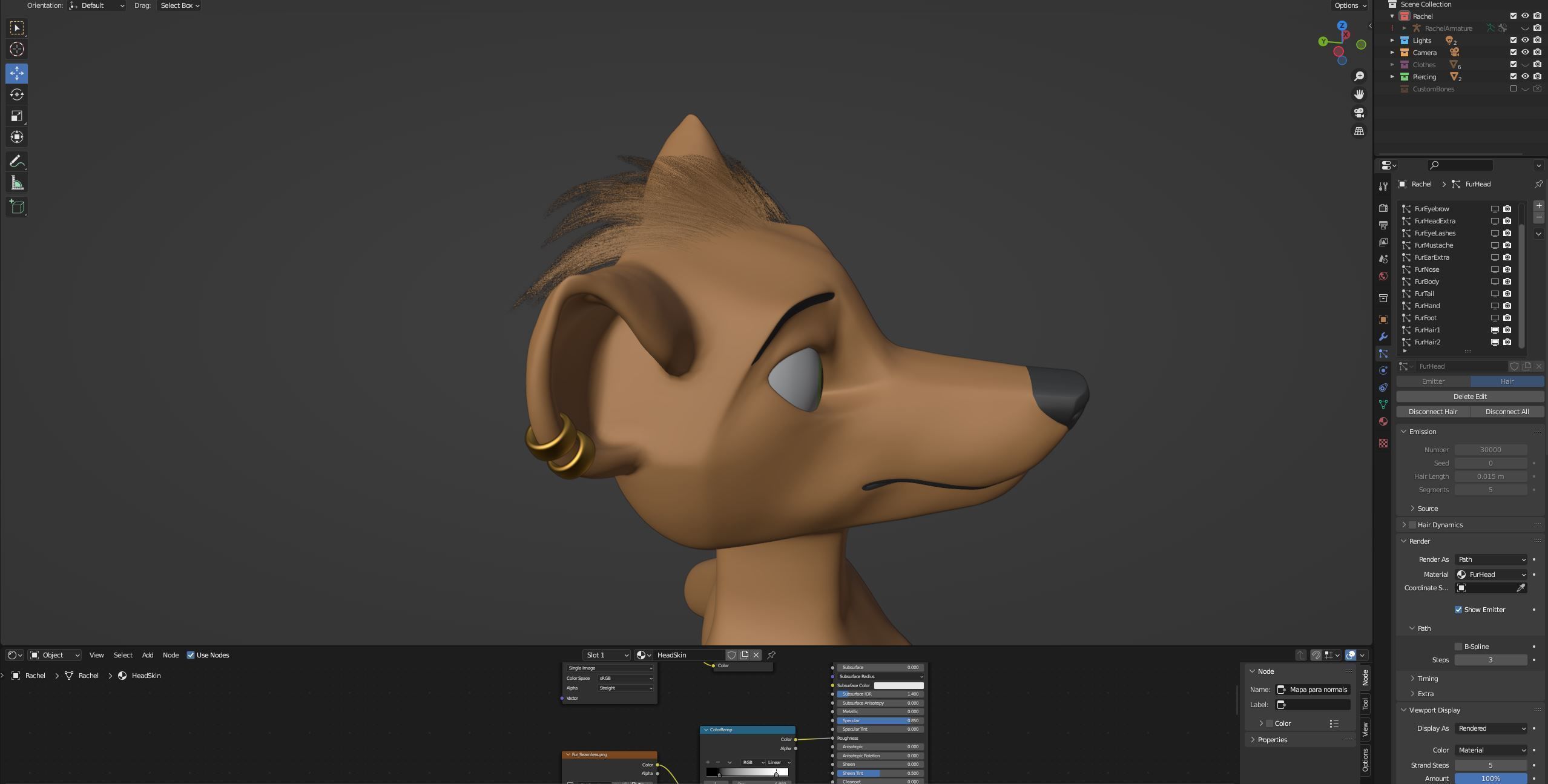Rachel Anthro Dingo 3D model_111