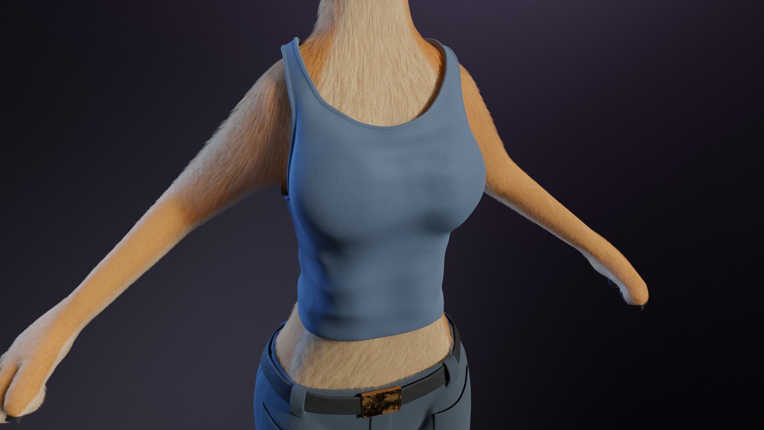 Rachel Anthro Dingo 3D model_30
