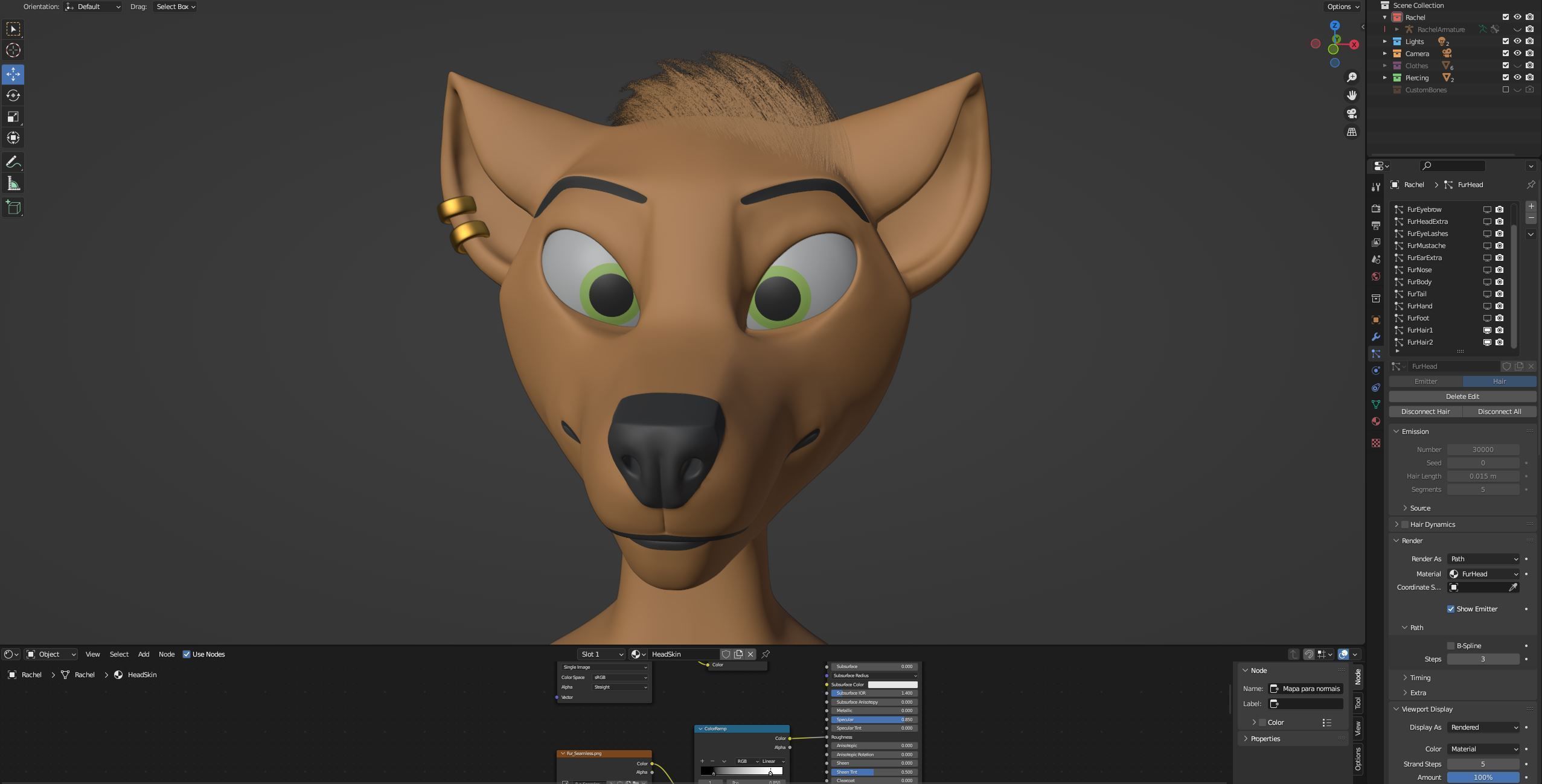 Rachel Anthro Dingo 3D model_110