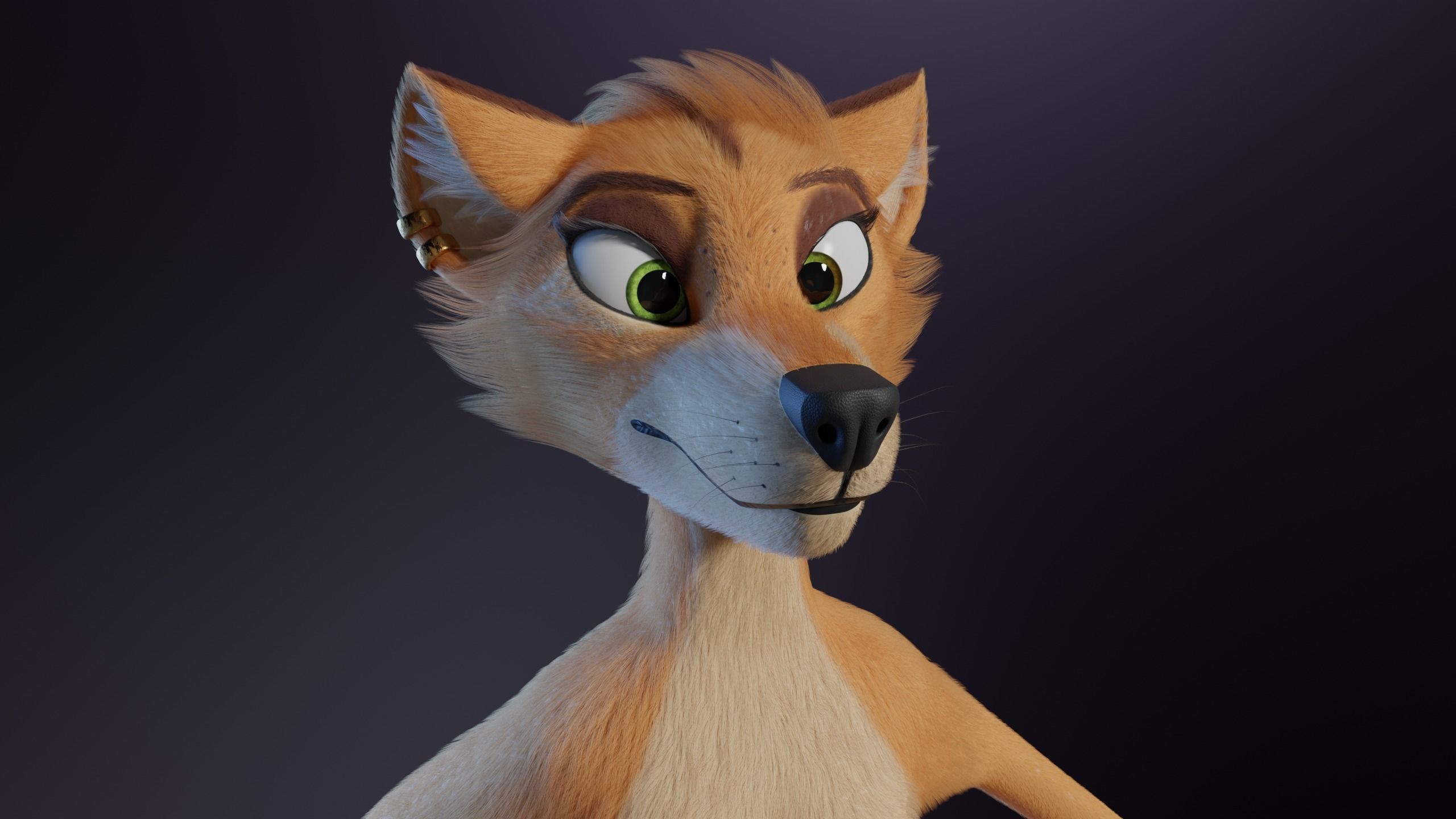 Rachel Anthro Dingo 3D model_3