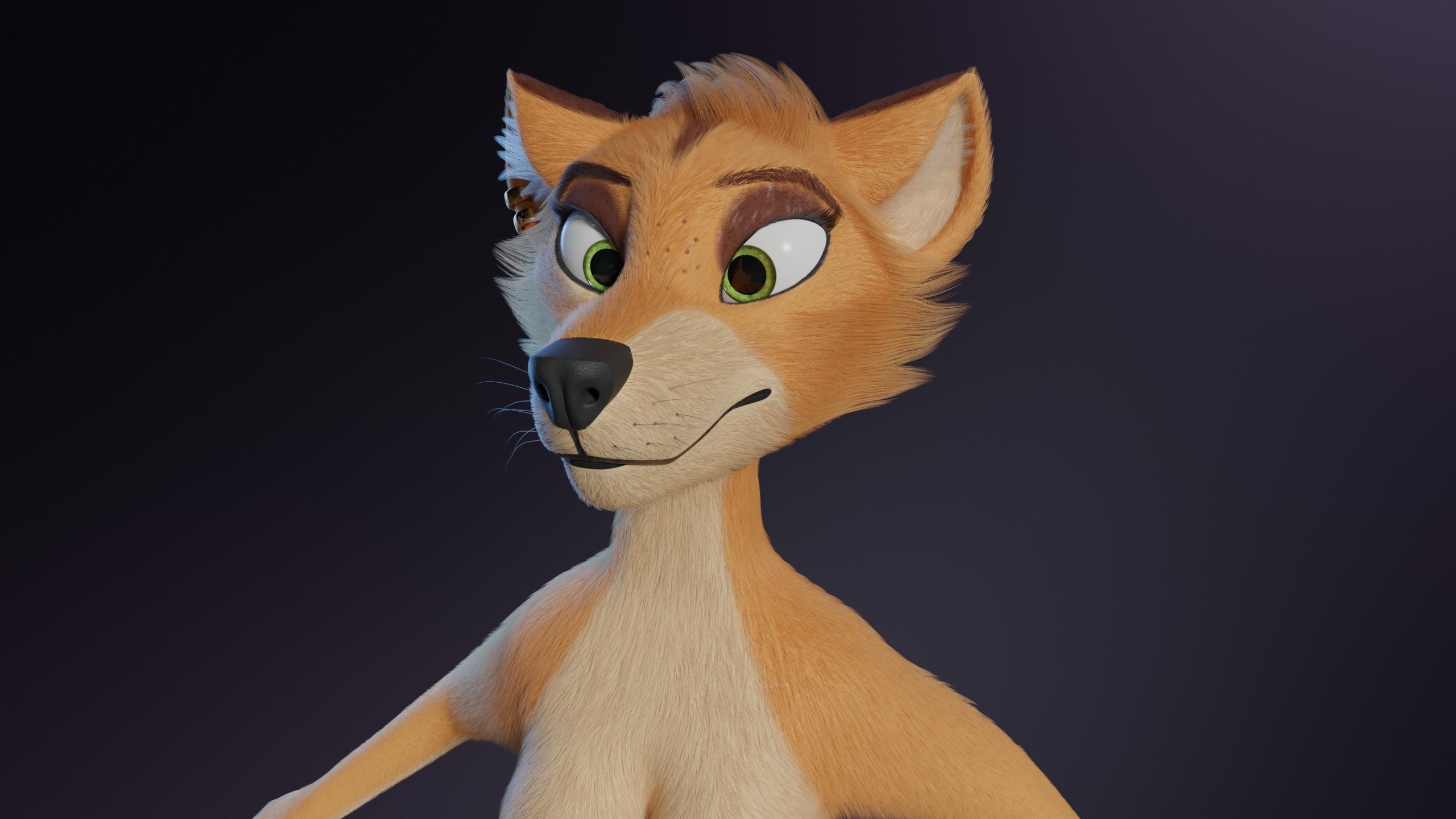 Rachel Anthro Dingo 3D model_5