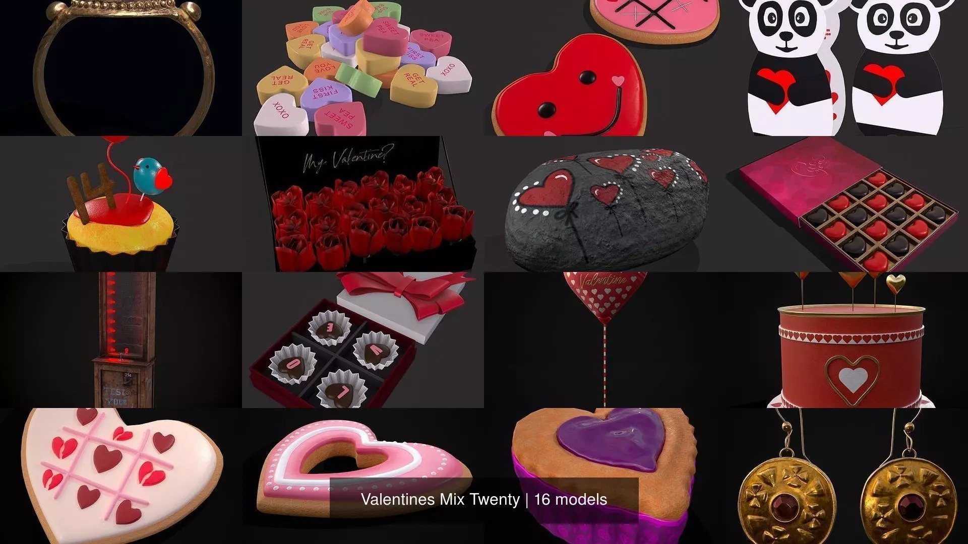 Valentines Mix Twenty 3D Model Collection_17