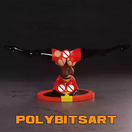 Elastigirl Contortionist Figure 3D print model