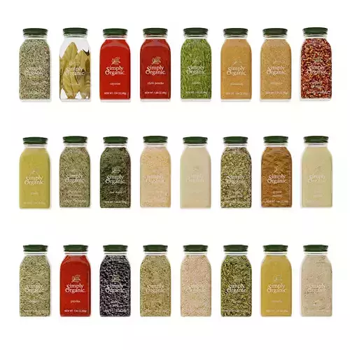 Simply Organic Spices 3D model