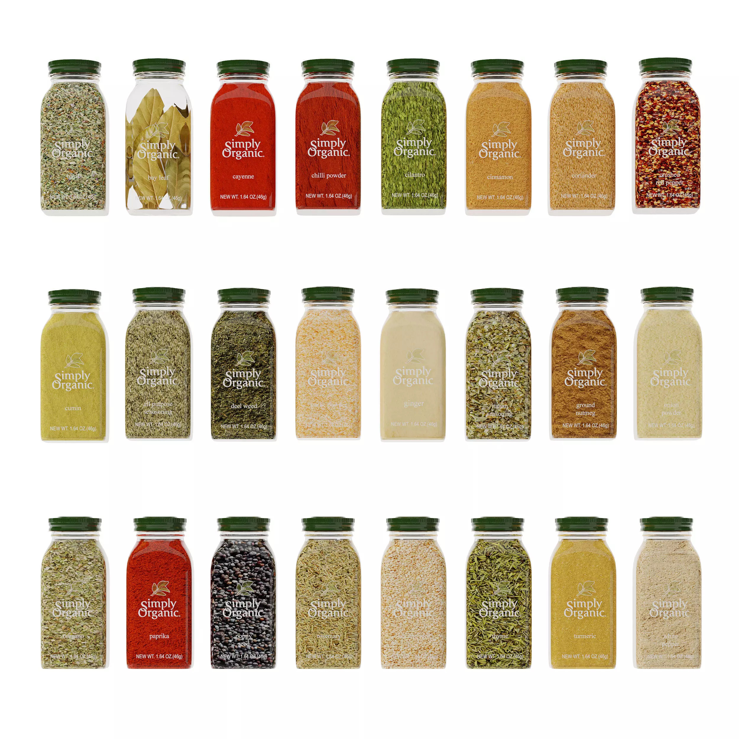 Simply Organic Spices 3D model_0