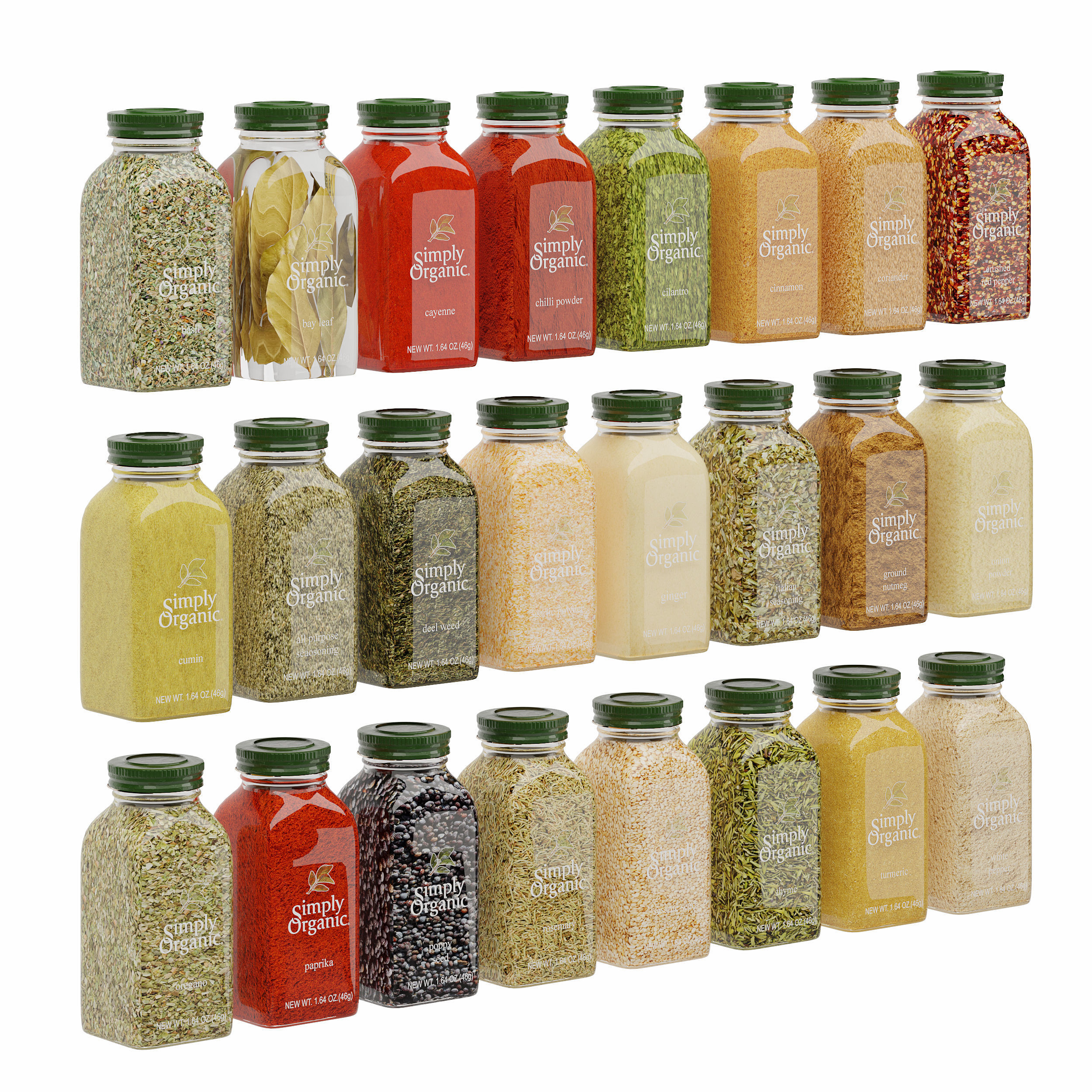 Simply Organic Spices 3D model_2