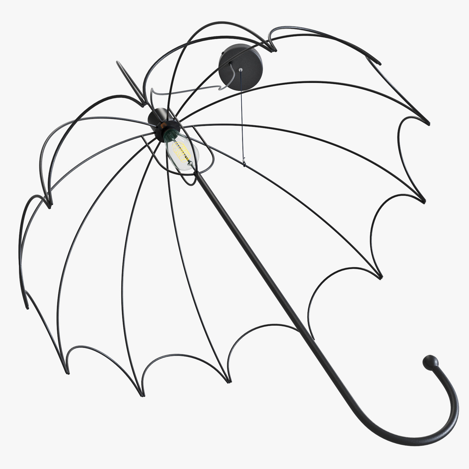 Imperium light unbrella 3D model_1