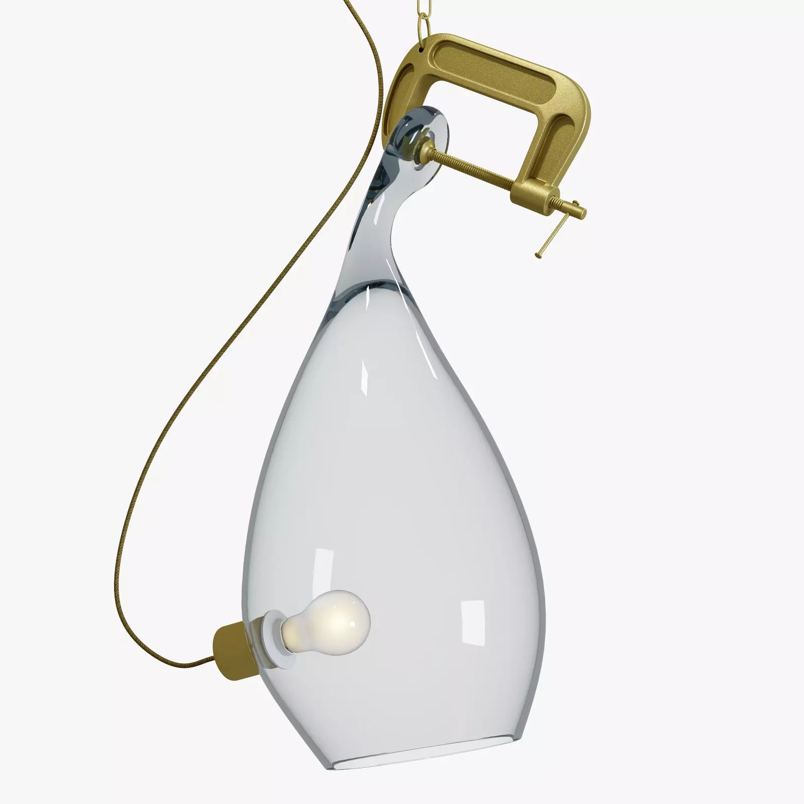 Imperium light wineglass 3D model