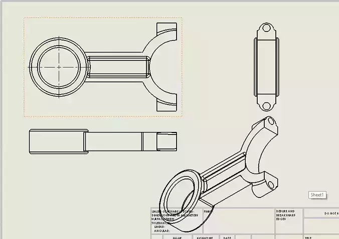 Connecting Rod 3D model