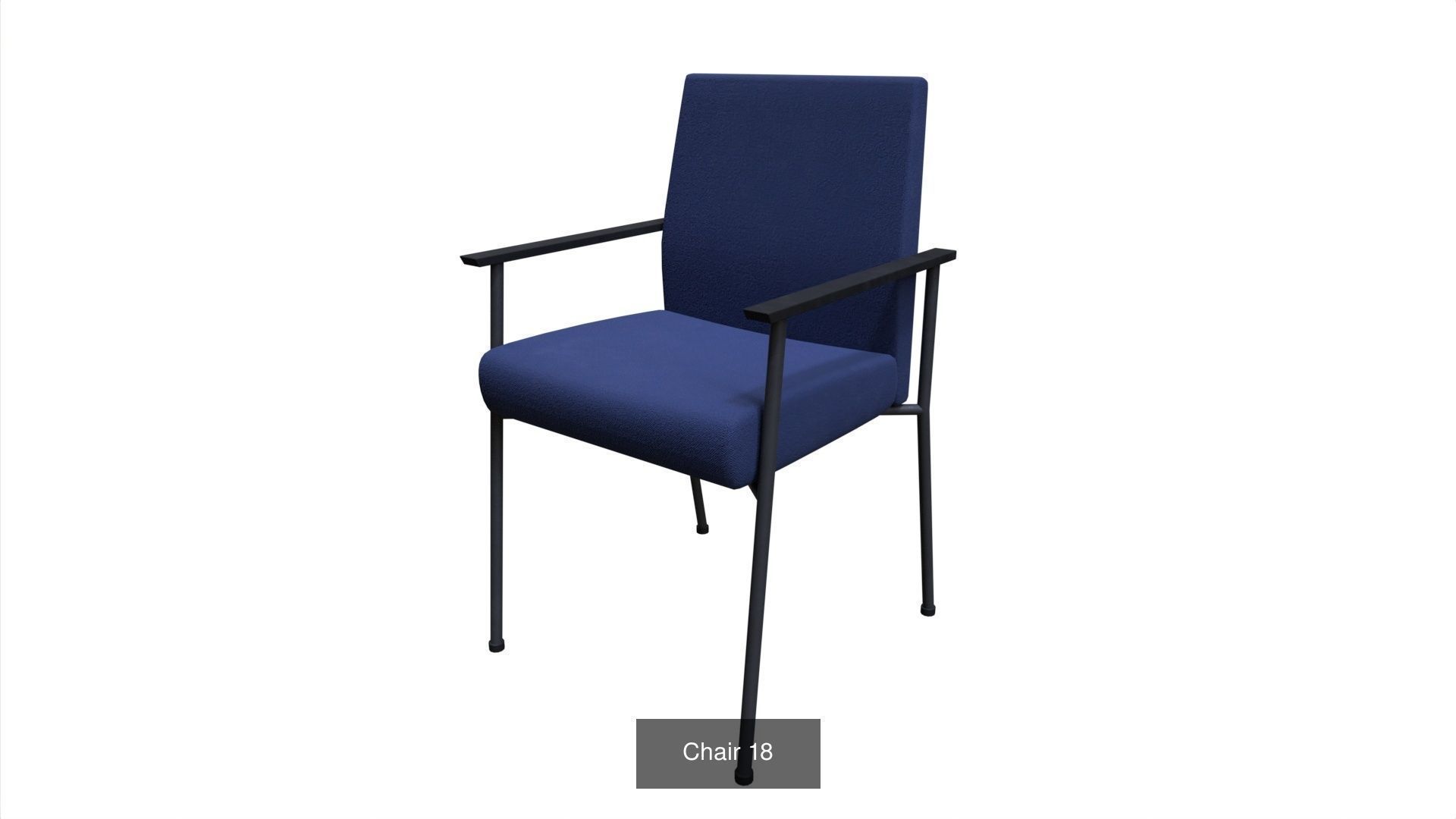 Chairs Pack - Game props 3D Model Collection_6