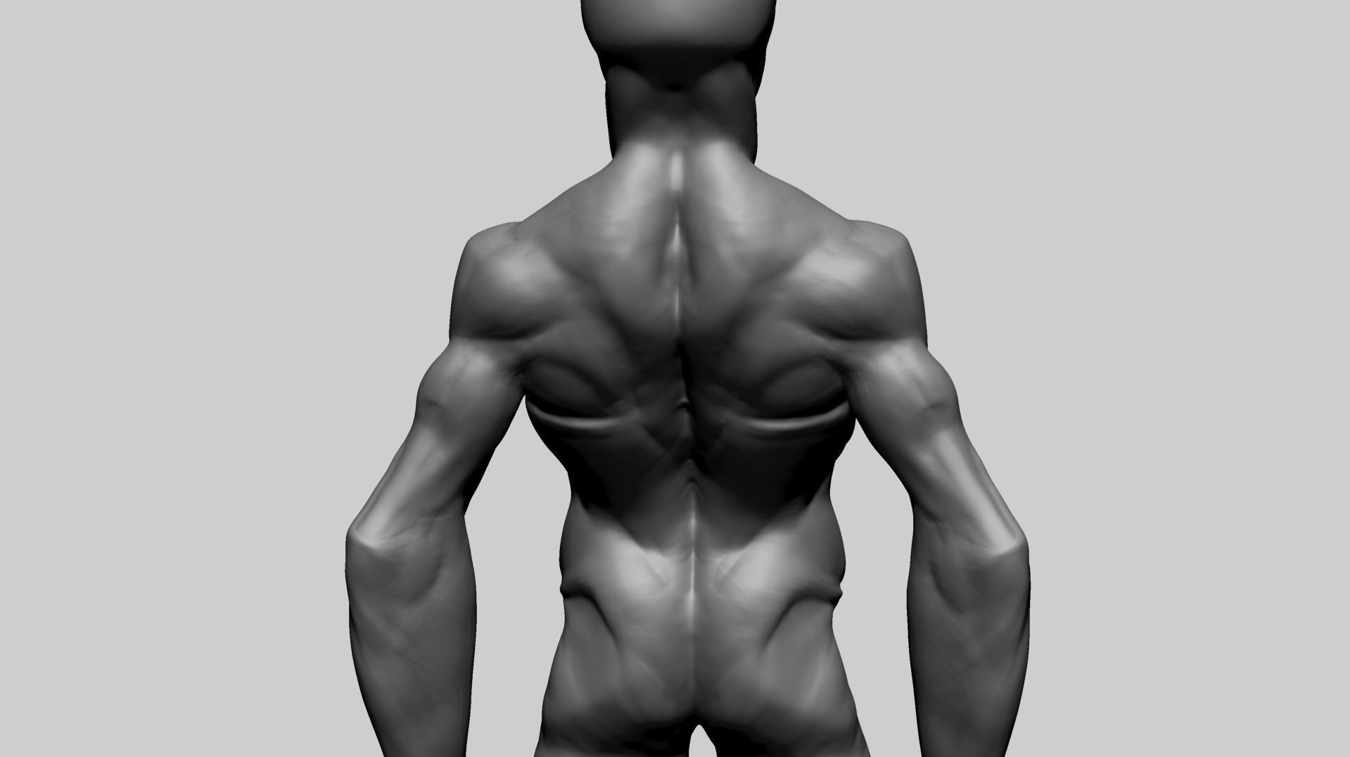 Creature Body Form A 3D model_7