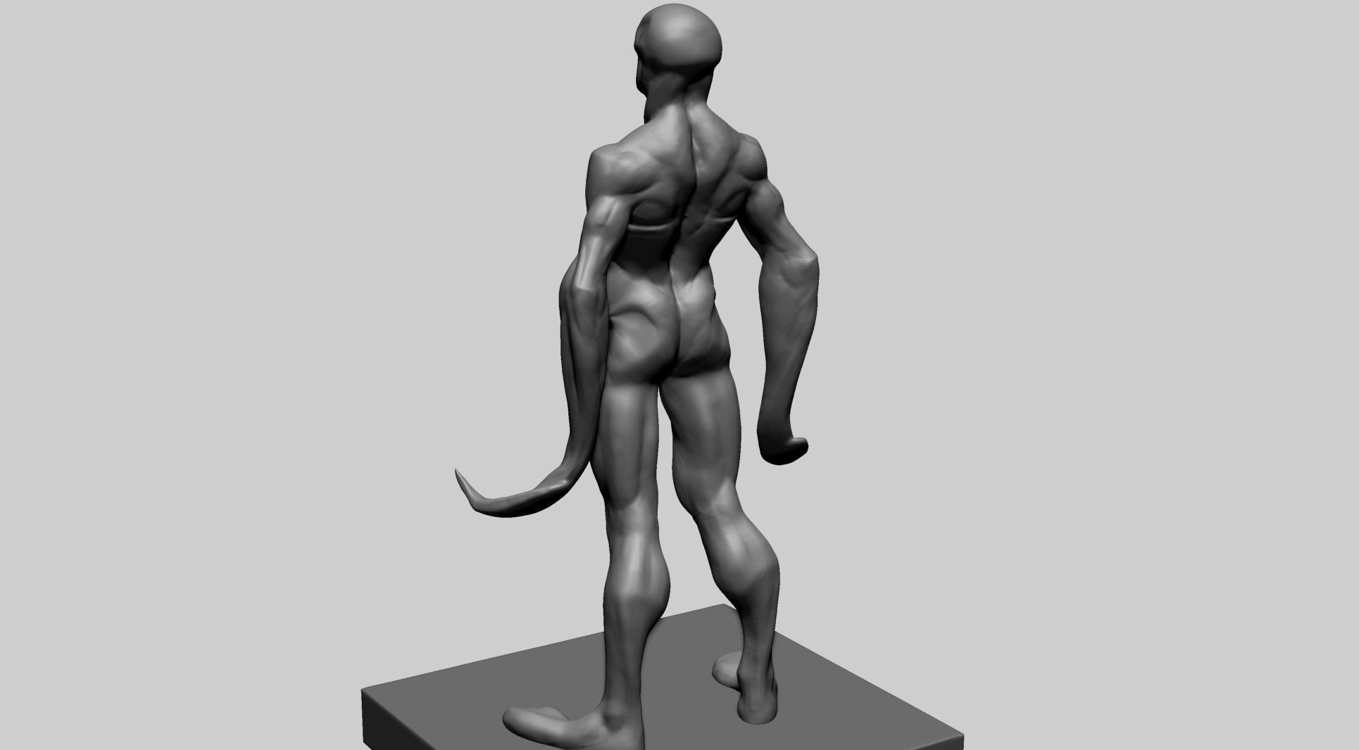 Creature Body Form A 3D model_8