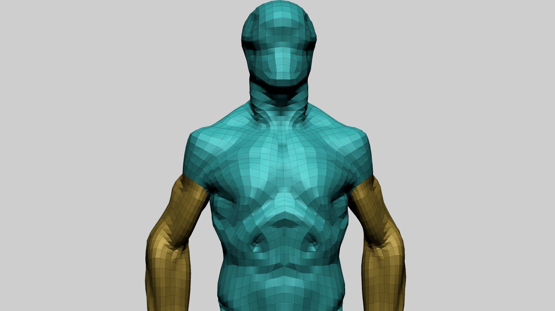 Creature Body Form A 3D model_14