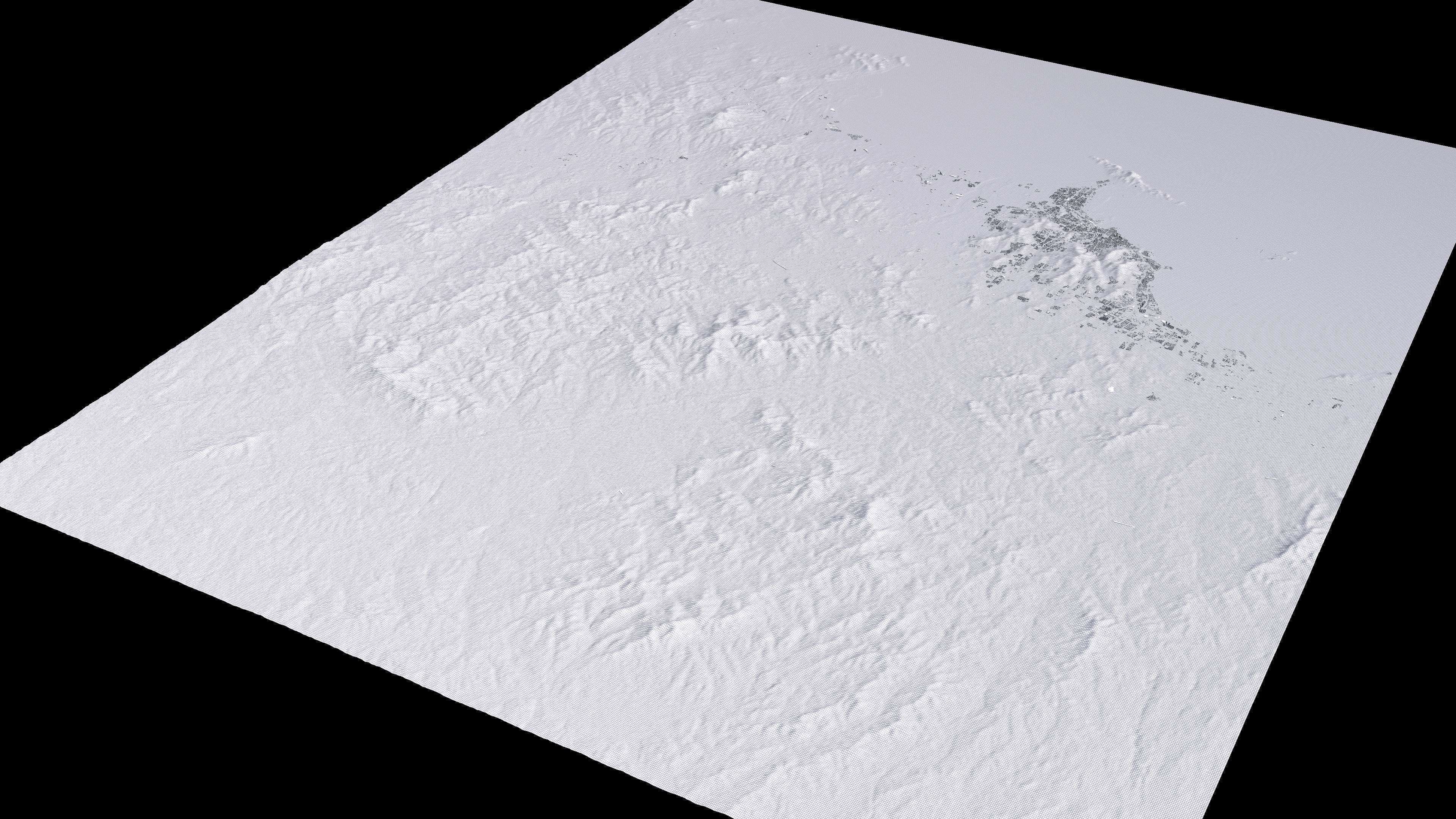 Yantai China City Landscape 3D Model 3D model_3