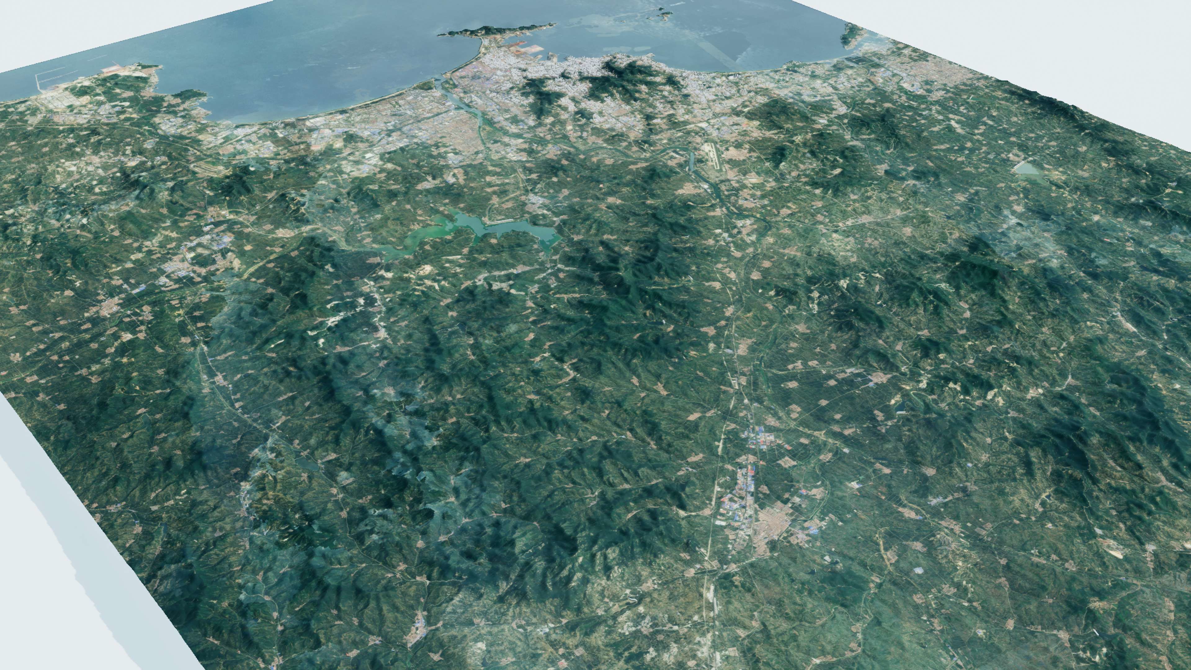 Yantai China City Landscape 3D Model 3D model_5