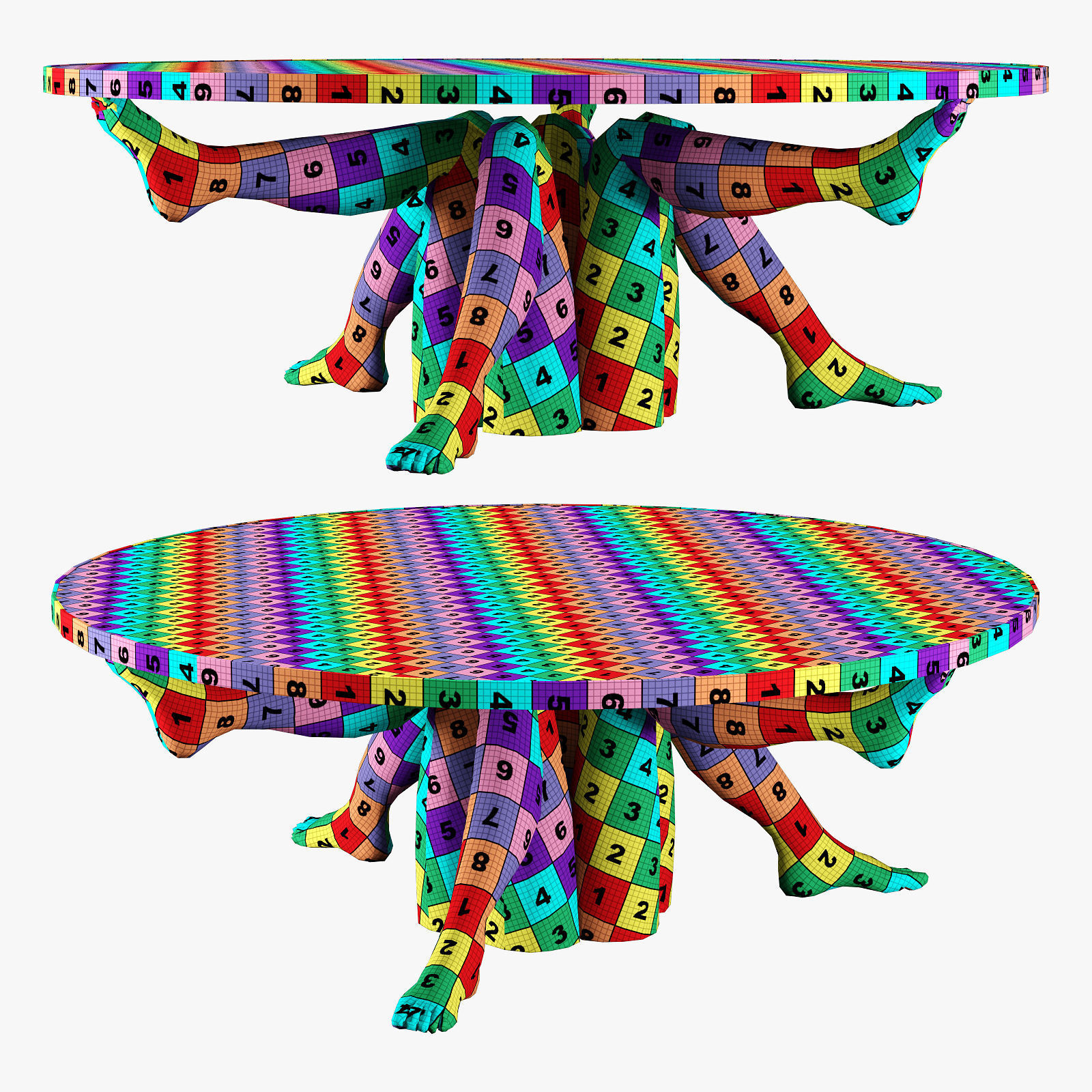 Kelly Wearstler superluxe isadora table 3D model_5