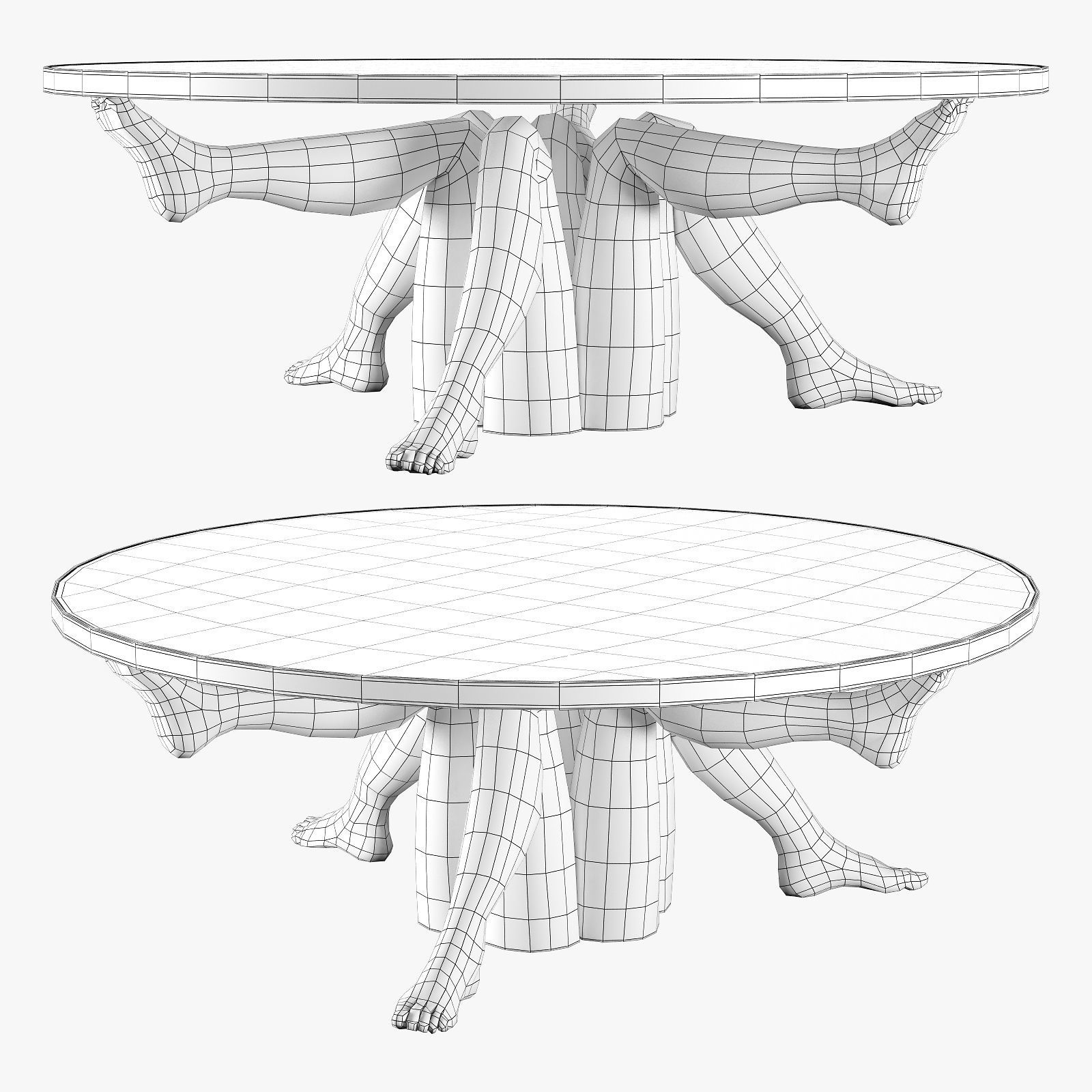 Kelly Wearstler superluxe isadora table 3D model_3
