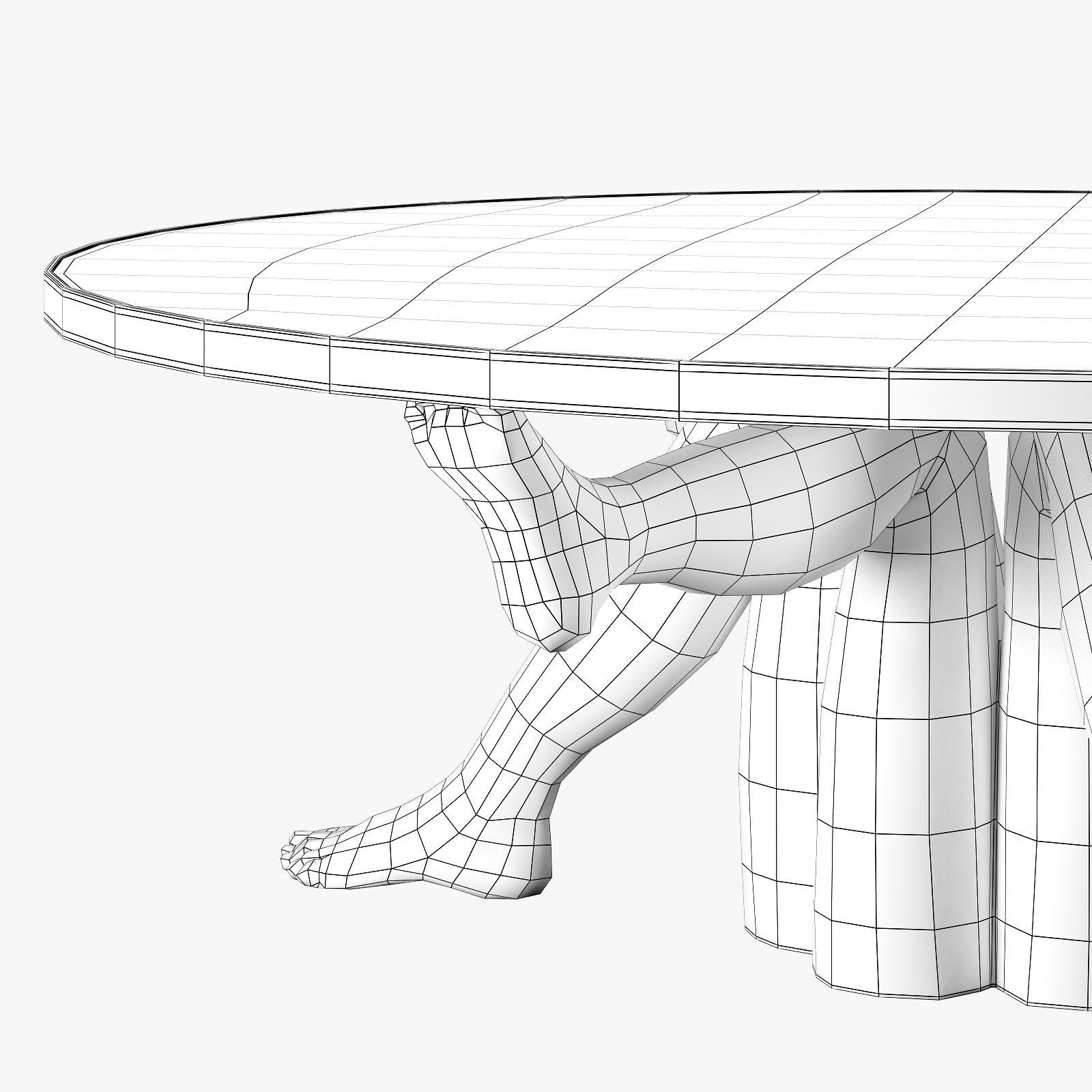 Kelly Wearstler superluxe isadora table 3D model_4