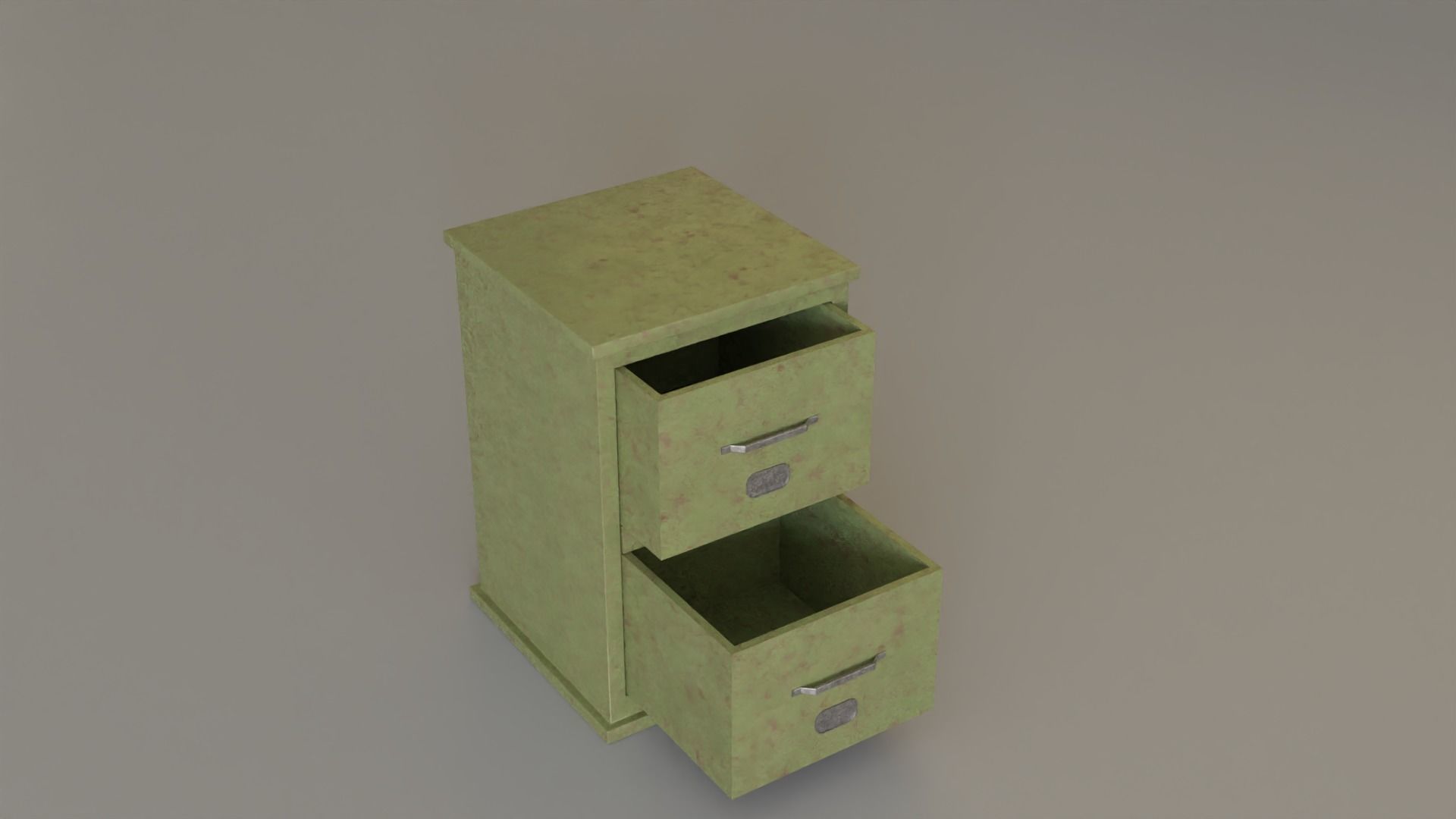 File Cabinet S From File Cabinet Asset Low-poly 3D model_2