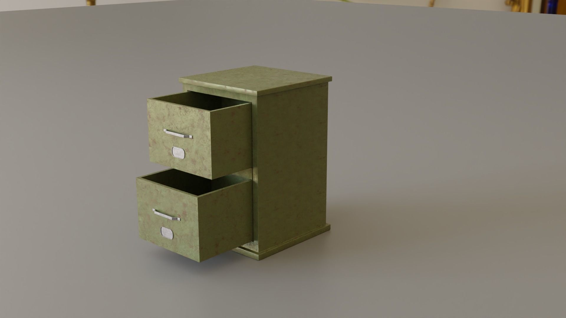 File Cabinet S From File Cabinet Asset Low-poly 3D model_3