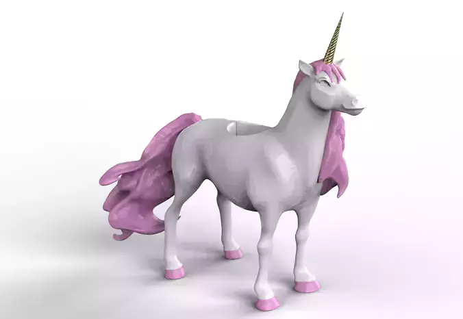 Unicorn pencil holder