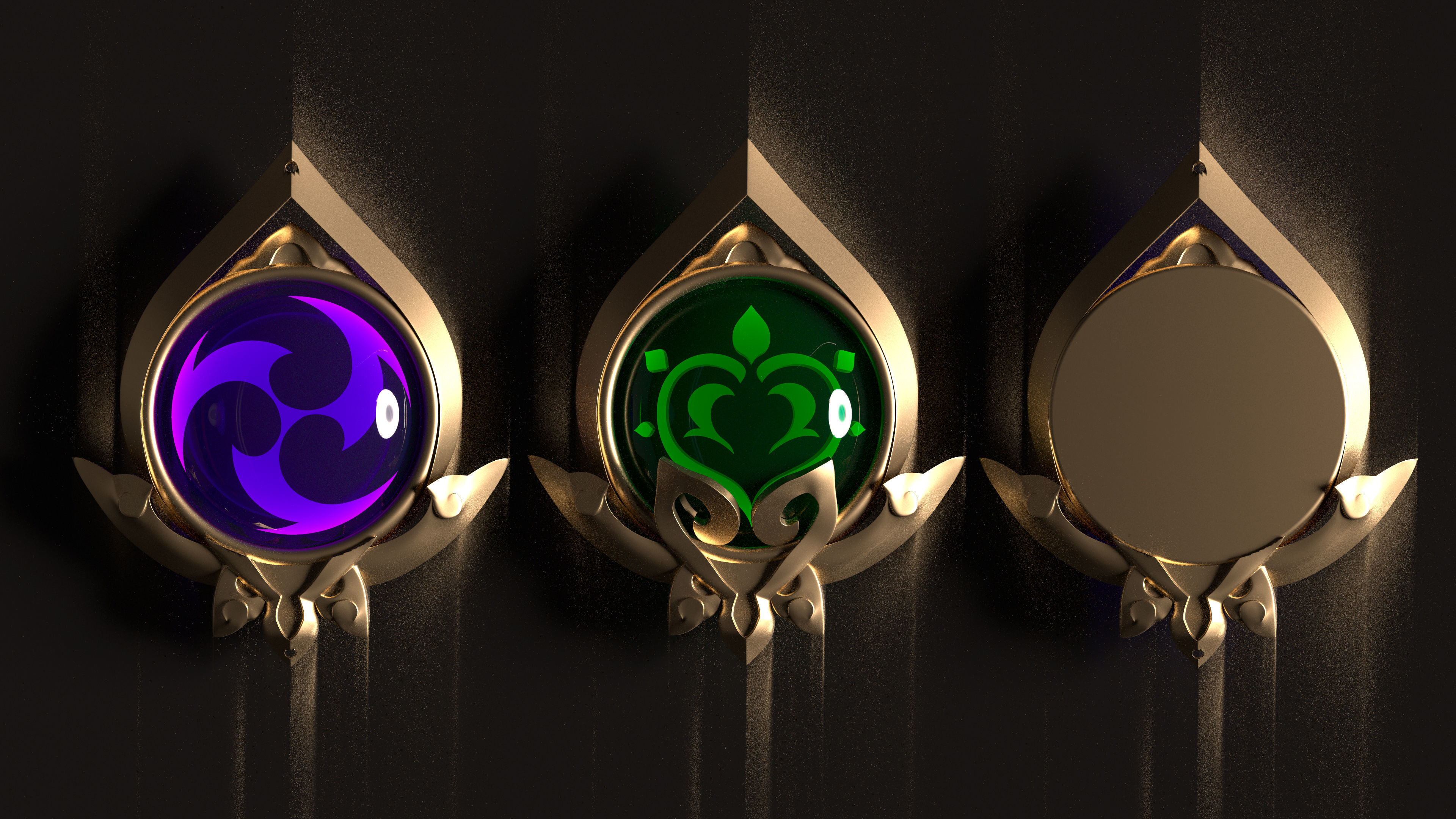 Genshin Impact - Sumeru Vision - 3d file stl  3D print model_3