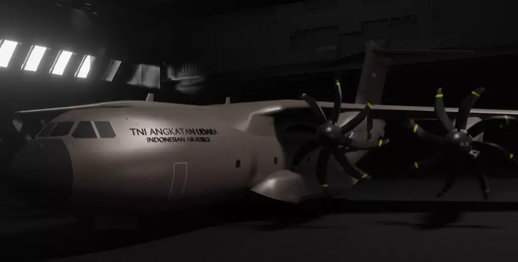 Military Airbus A400M 3D model_0