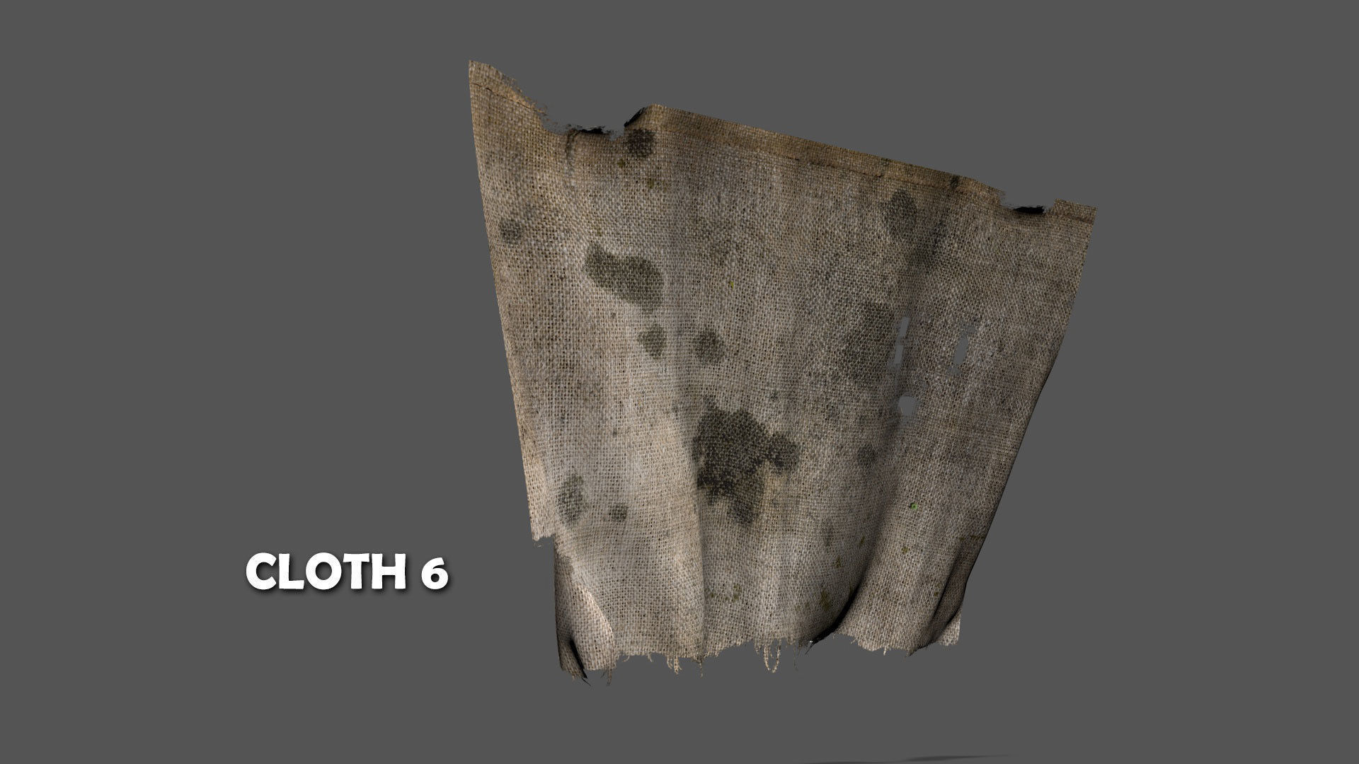 Seamless FBX Torn Cloth Animations 3D model_12