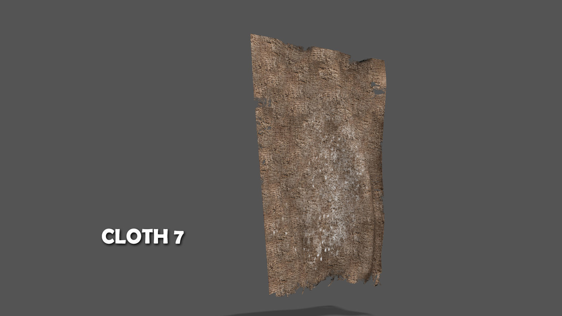 Seamless FBX Torn Cloth Animations 3D model_14