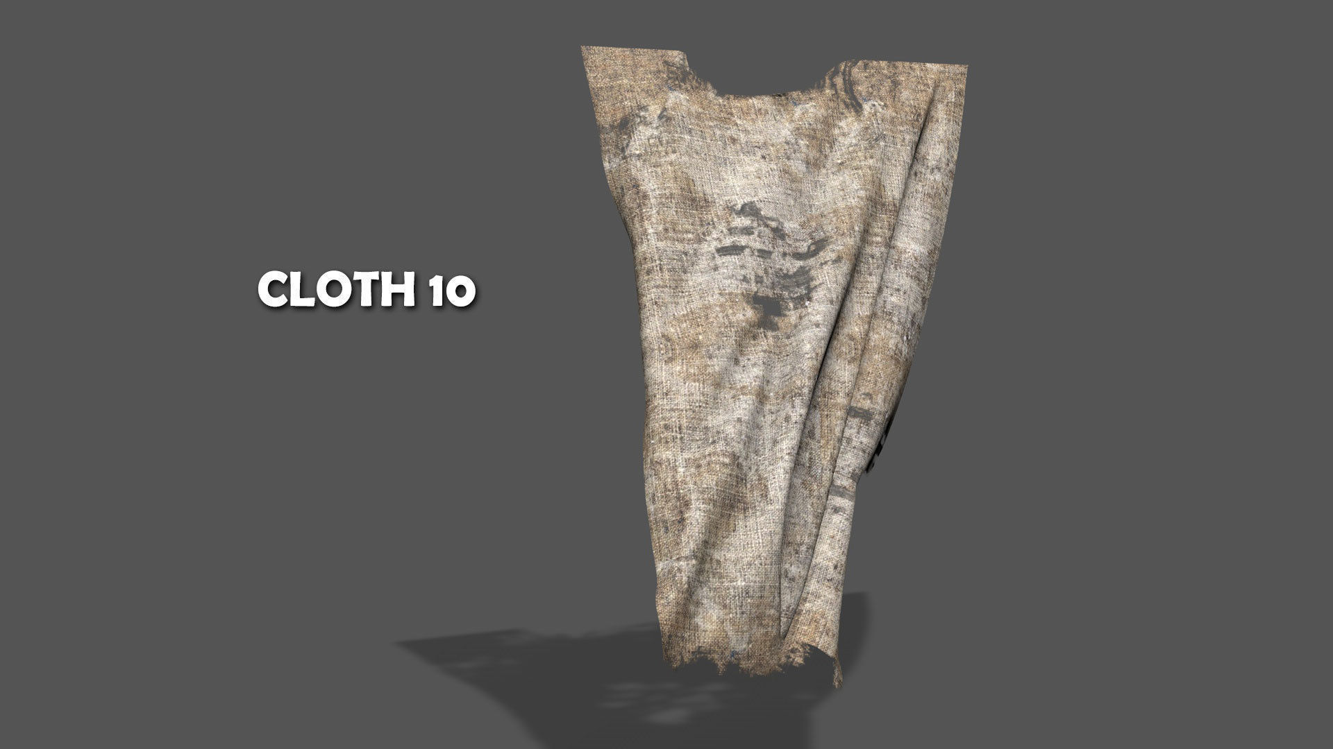 Seamless FBX Torn Cloth Animations 3D model_20