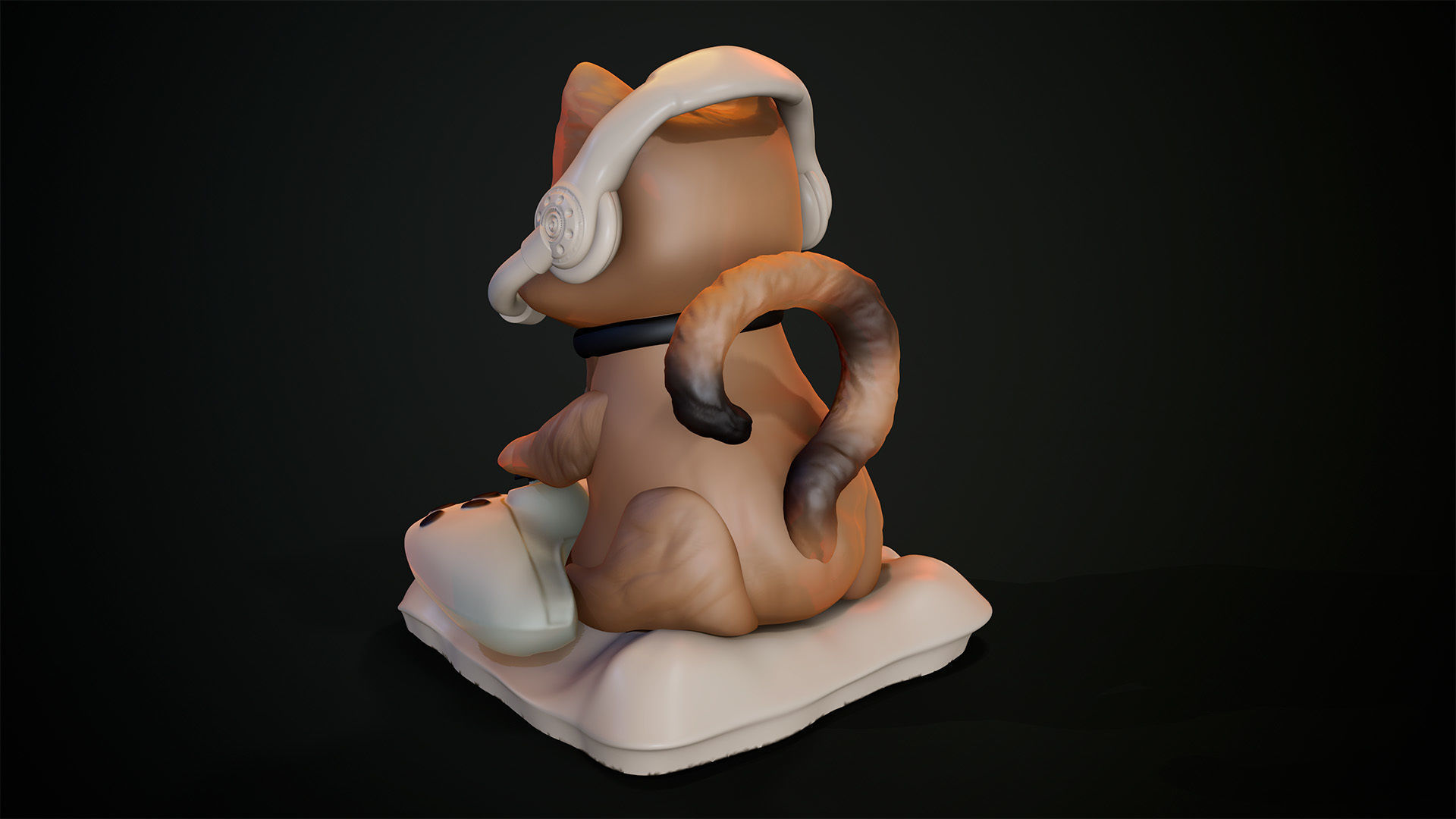3D Print model - CAT GAMER 3D print model_10