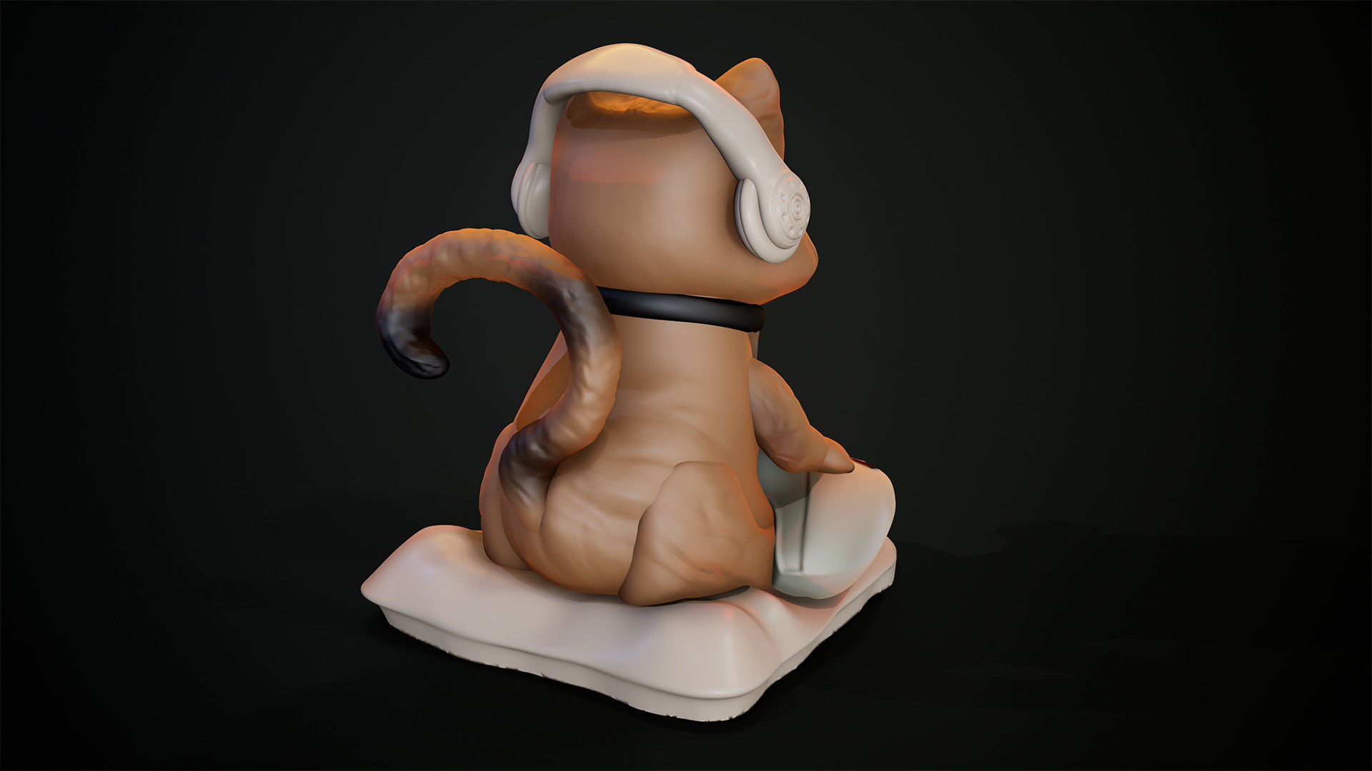 3D Print model - CAT GAMER 3D print model_8