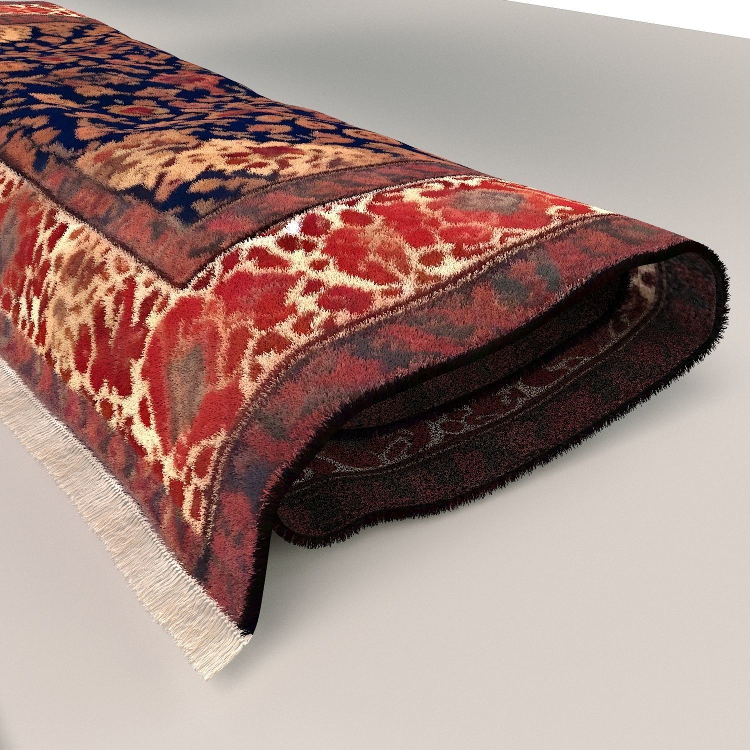 Carpet rug 001 3D model_4