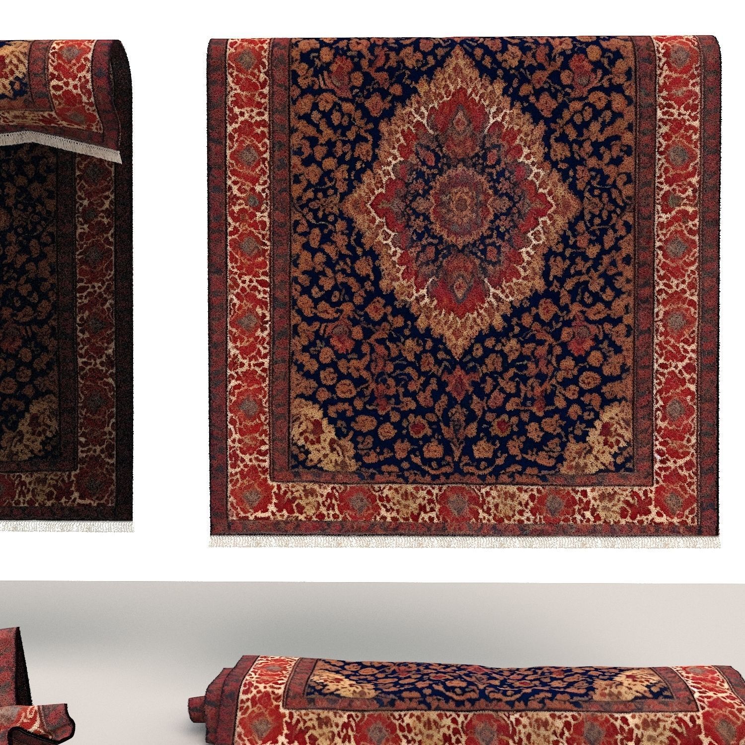 Carpet rug 001 3D model_5