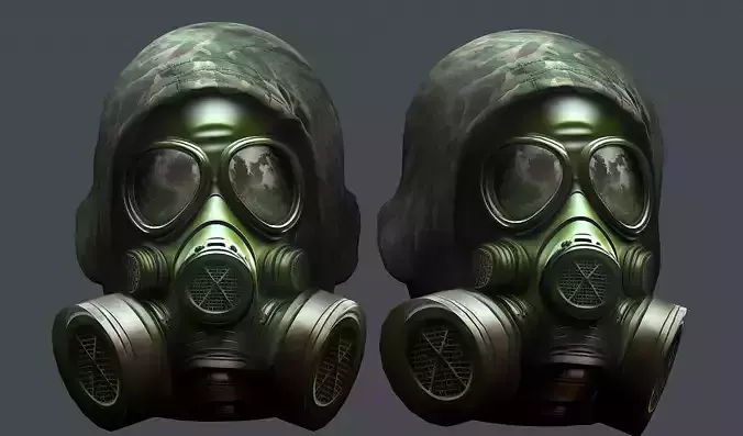 Helmet 3d model military combat Military Low-poly