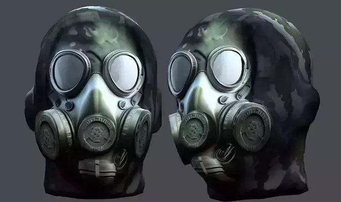 Helmet 3d model military combat Military Low-poly Low-poly 