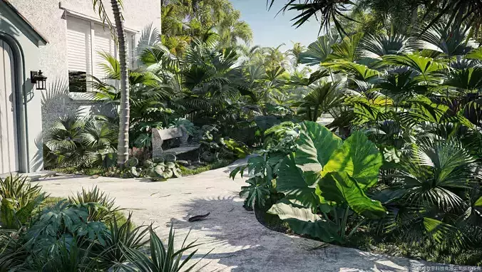 Maxtree Plant Models Vol 18 - Mesh