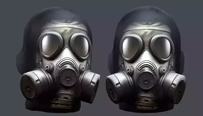 Helmet 3d model military combat Military Low-poly Low-poly 