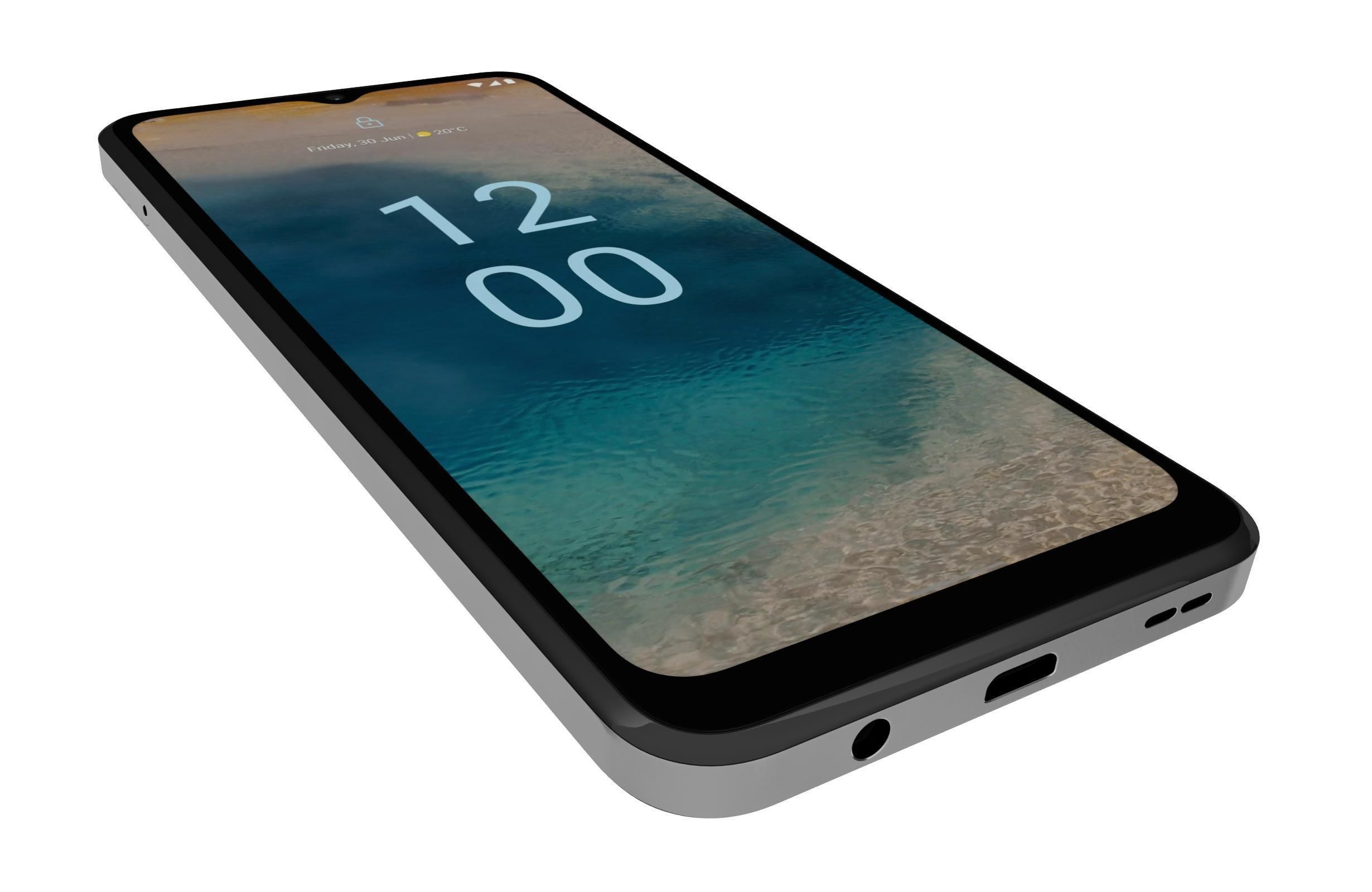 Nokia G22 Gray 3D model_11